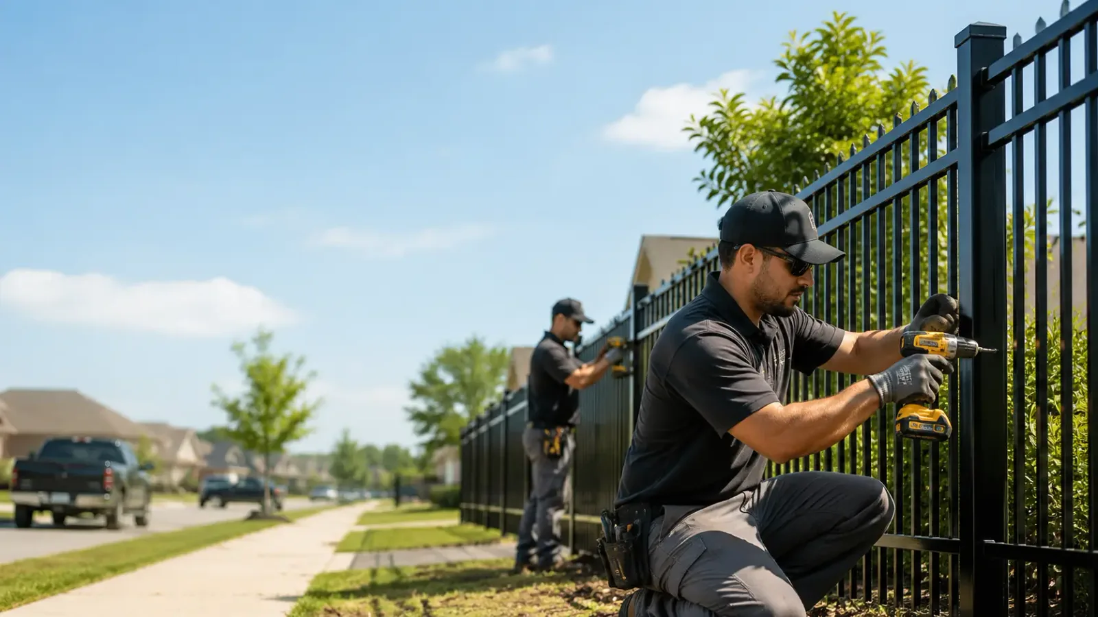 Metal Fence Installation in Raleigh, NC